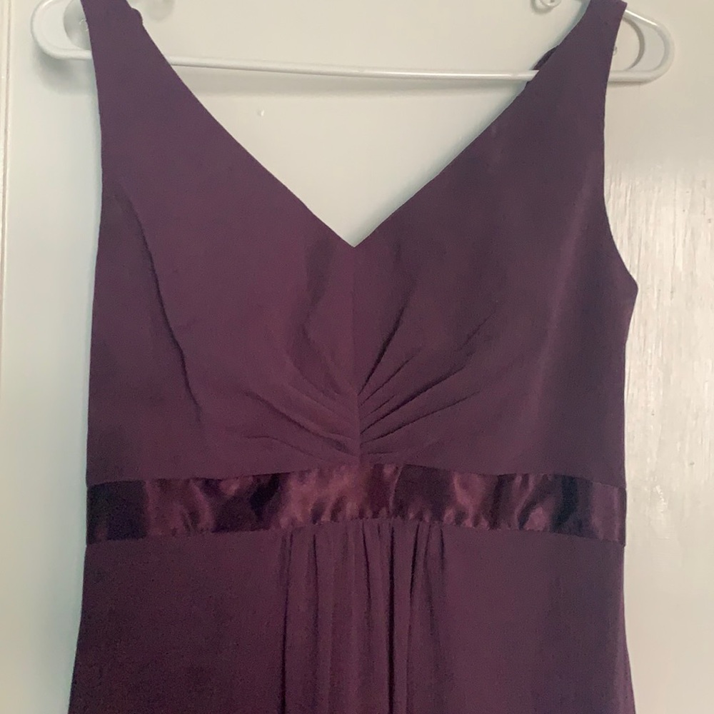 David’s bridal size 6 purple bridesmaid dress